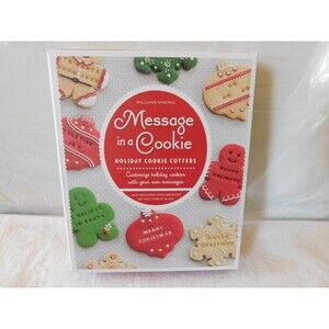 Williams Sonoma Christmas Message in a Cookie Holiday Cookie Cutter Set NIB